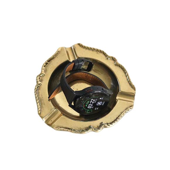 Vintage Brass Foundry Ashtray Trinket Dish - Picture 3 of 11